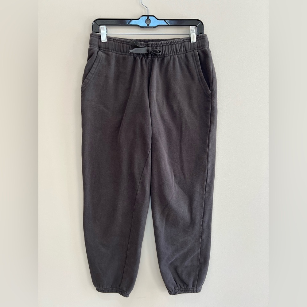 Marine Layer Cloud 9 Fleece Cotton Blend Sweatpant in Faded Black, size S